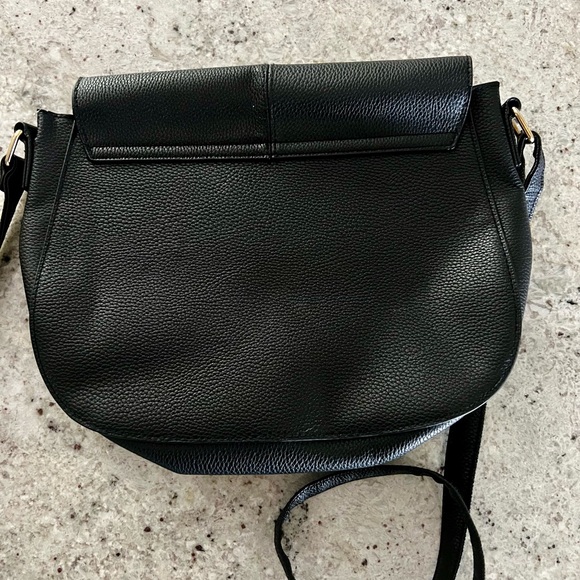 Primark Black Crossbody Bag with Silver Zipper Accents - Picture 5 of 5